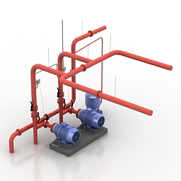 pumping station 3D Model Preview #2e4ea75d