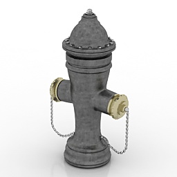 Download 3D Fireplug  