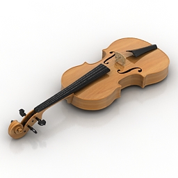 3D Violin preview