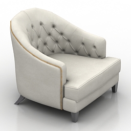 armchair - 3D Model Preview #e58648fe