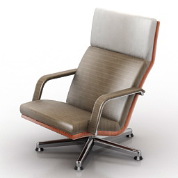 armchair f154 3D Model Preview #20a4fc3a