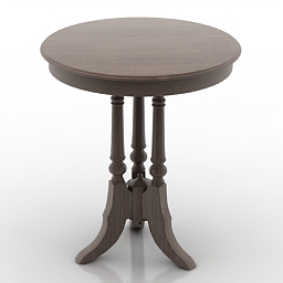 maximize Sideways Claire 3D Model Table | Category: "Round table&chair" - Interior Collection