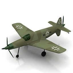 airplane pfeil l 3D Model Preview #fa41635d