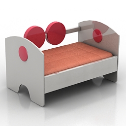 bed 2 3D Model Preview #007db41b