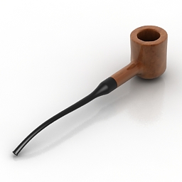 3D Tobacco pipe preview