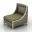 3D "3D Barbara Barry Armchair seat 6411" - Interior Collection