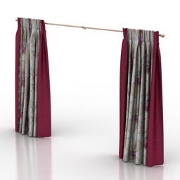 curtain 3D Model Preview #60f72837