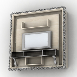 rack vismara baroque home cinema s 3D Model Preview #3f25fe17