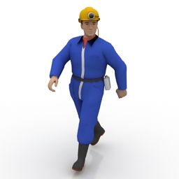 worker walker 3D Model Preview #44c1dc49