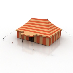 Tent Fima N150412 3d Model Gsm 3ds For Exterior 3d
