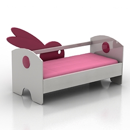 bed 4 3D Model Preview #fee472cb