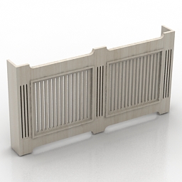 screen for radiator s 3D Model Preview #166a1567