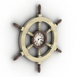 Clock S N250512 3d Model 3ds For Interior 3d Visualization
