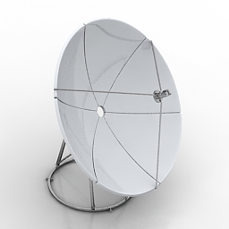 antenna c-band satellite s180-g 3D Model Preview #d7e7689c