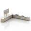 3D "Poliform Furniture Kitchens TWELVE 3D-351 FANGO BRUNO OAK" - Interior Collection