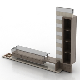 tv stand soomadh 3D Model Preview #0c2227e6