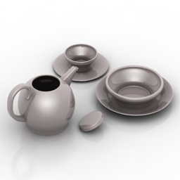 Download 3D Tea-service