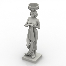 statue 3D Model Preview #51d0b567