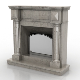 fireplace 3D Model Preview #b6851036