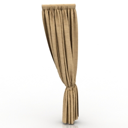 curtain 3 3D Model Preview #ee9873c0