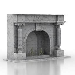 fireplace 3D Model Preview #6c3d9134