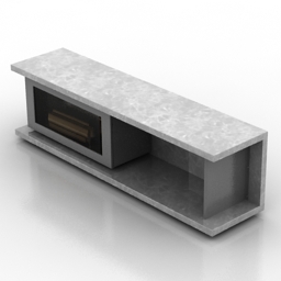 fireplace 3D Model Preview #9fdef4f4