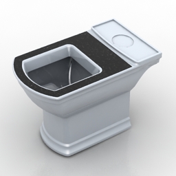 lavatory pan 3d vitra 3D Model Preview #1450b2ca
