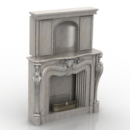 fireplace 3D Model Preview #c2ec3f59