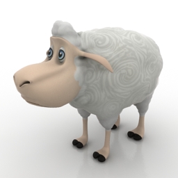 toy sheep 3D Model Preview #b0f6e889
