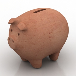 Download 3D Piggy bank