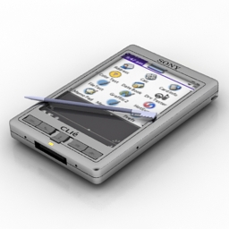 handheld sony clie sj30 3D Model Preview #fbc9eac5