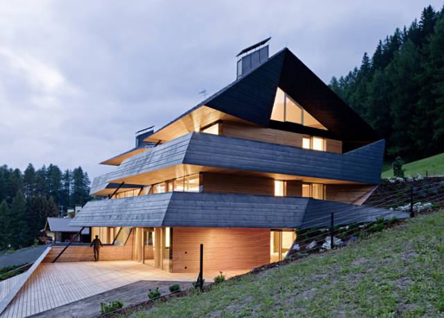 Holiday centre, Dolomites, South Tyrol, Italy