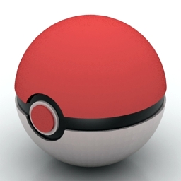 pokeball c yeager pokemon game 3D Model Preview #520007aa