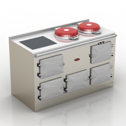 oven aga 3D Model Preview #f902db1b