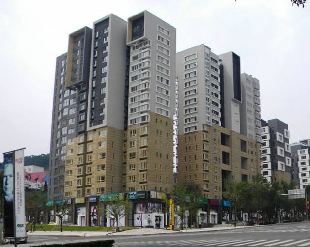 Amsterdam Apartment Block, Qingdao, China