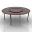 3D "Din Table Chairs" - Interior collection