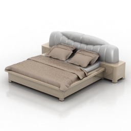 bed marco rossi catarina 3D Model Preview #0782b2dc