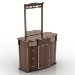 dressing table 3D Model Preview #09416f5b