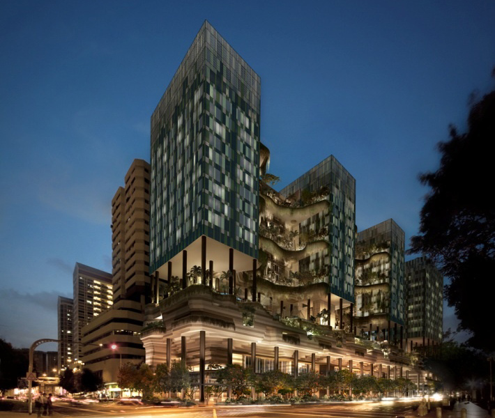 Parkroyal on Pickering hotel, Singapore