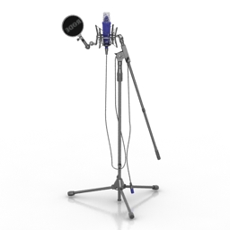 microphone rode nt1-a studio 3D Model Preview #8395c0e7
