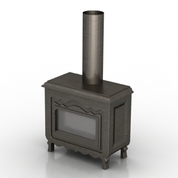 gas fireplace 3d file dialux