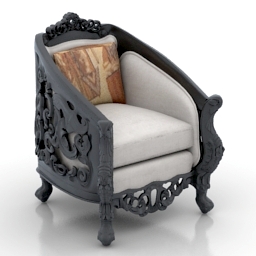 armchair - 3D Model Preview #4595f2ef