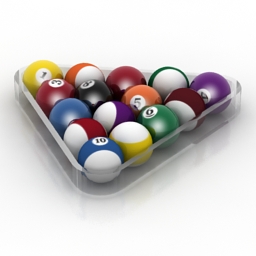 balls billiard 3D Model Preview #3b9ef8ea