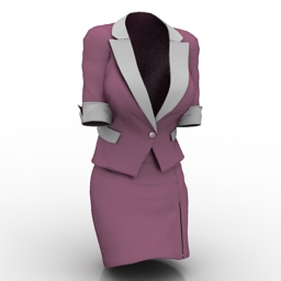 Suit N080713 - 3D model (*.gsm+*.3ds) for interior 3d visualization ...