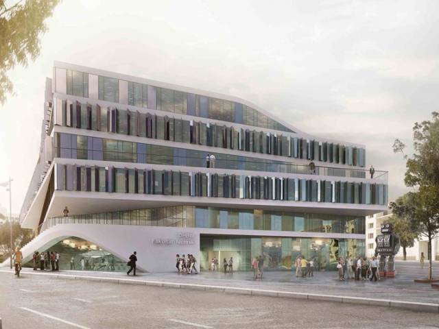 University building for technical faculty, Stuttgart, Germany