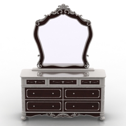 dressing table 3D Model Preview #66880c7a