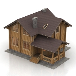 house wood 3D Model Preview #f943f3c1