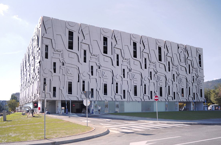Baroque Parking Garage, Skopje, Macedonia