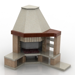 fireplace tekno 3 3D Model Preview #91a1f222