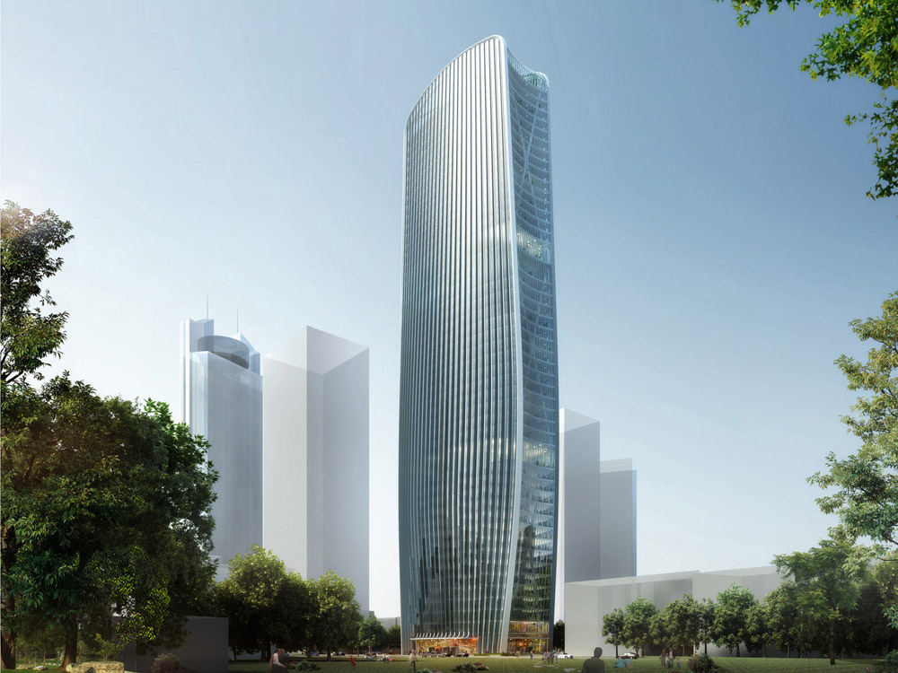  Cenke Tower, Henn Architekten, Taiyuan, China